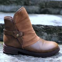 Women's Comfort-Fit Ankle Boots with Adjustable Fastening - 1 - London-stylehouse.com