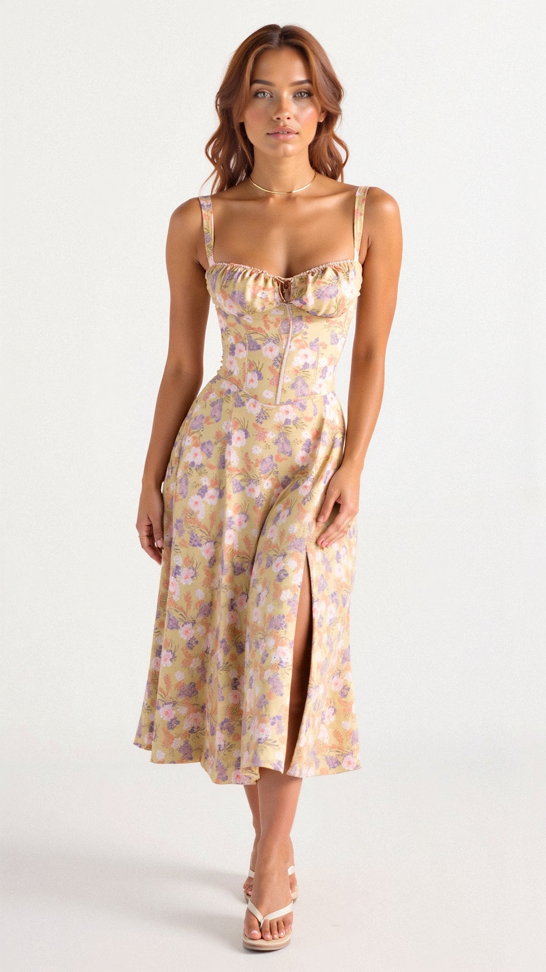 theresa midi corset dress MORE TO COME - Theresa Midi Corset Dress