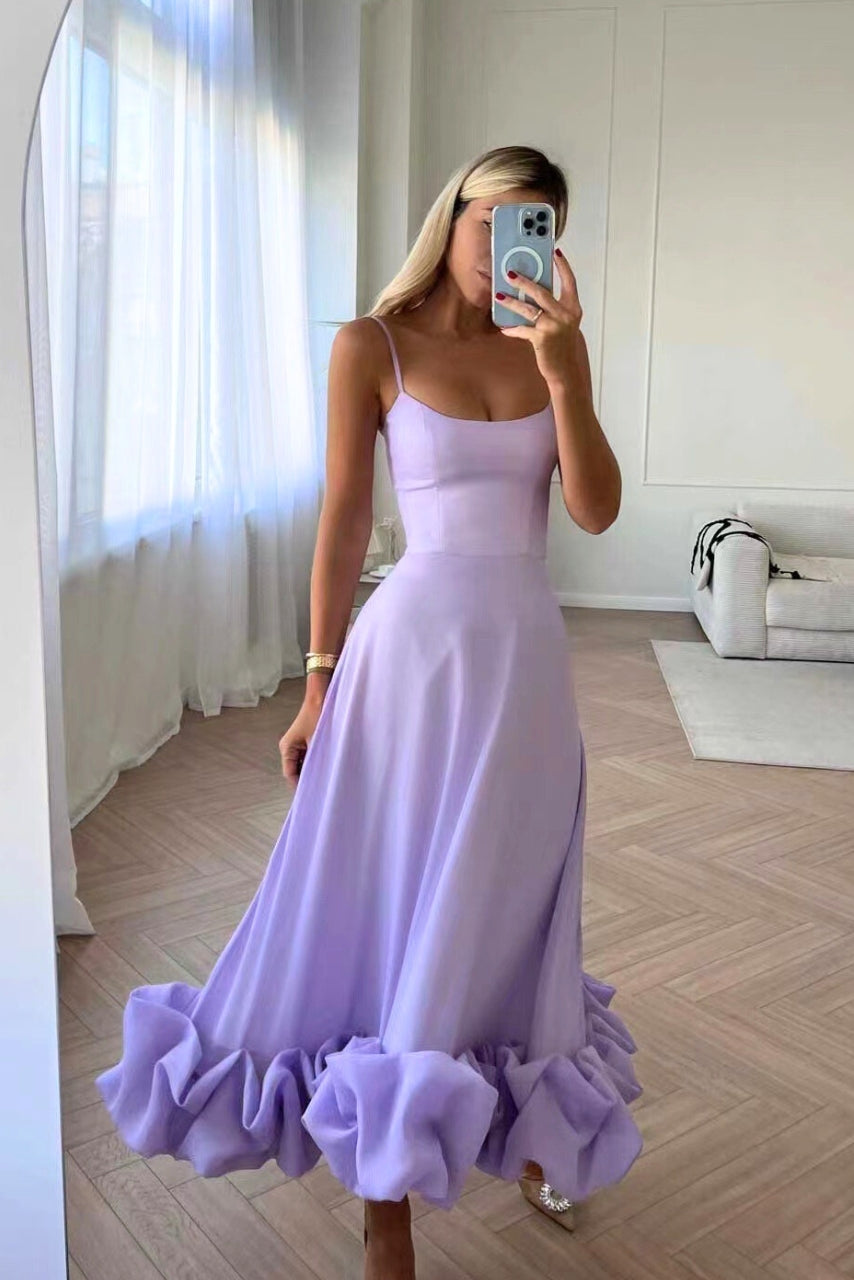 Brigitte – Women Ruffled Evening Dress - Image 7