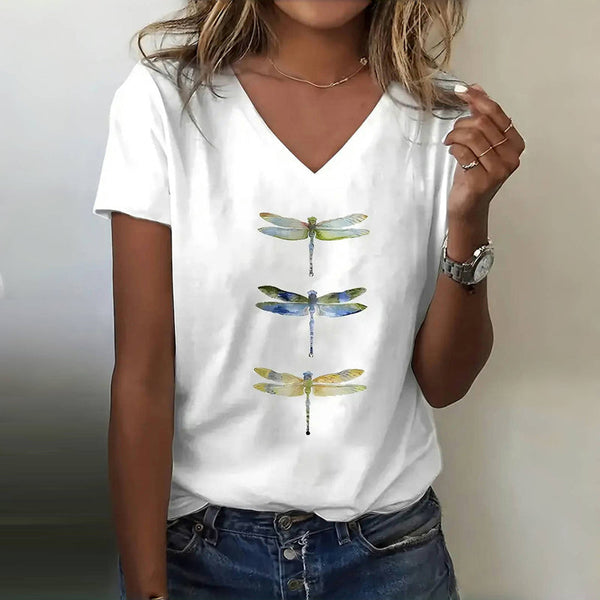 Kirsten – Dragonfly Graphic Tee - Image 1
