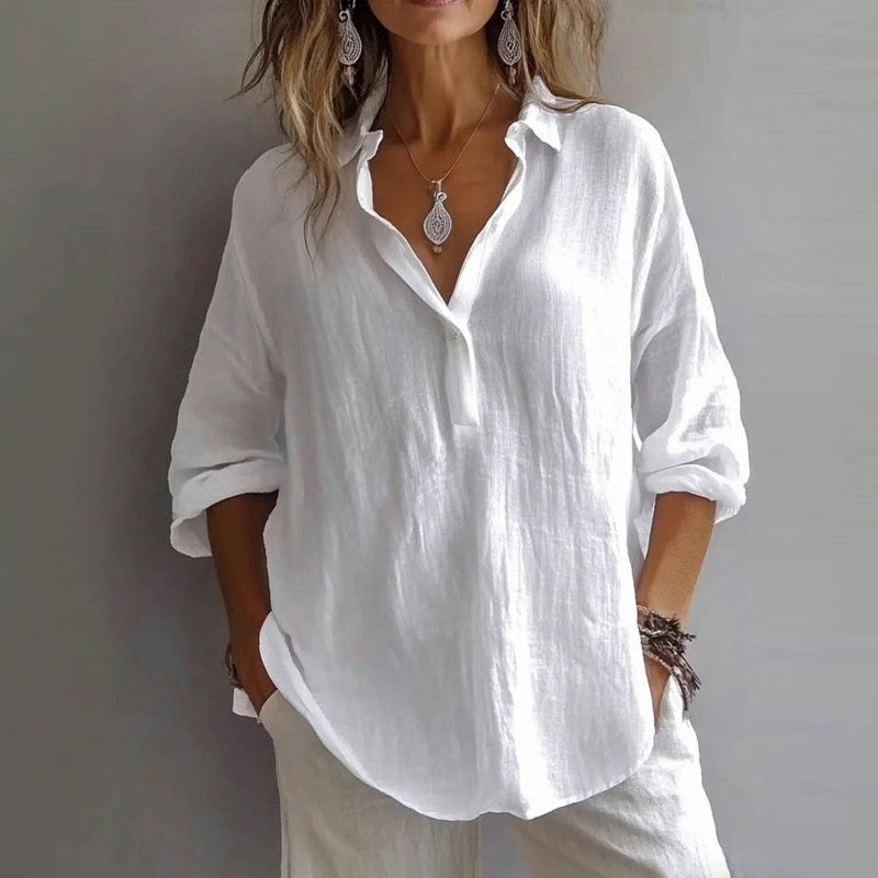 Monika – Chic Long-sleeved Blouse - Image 2