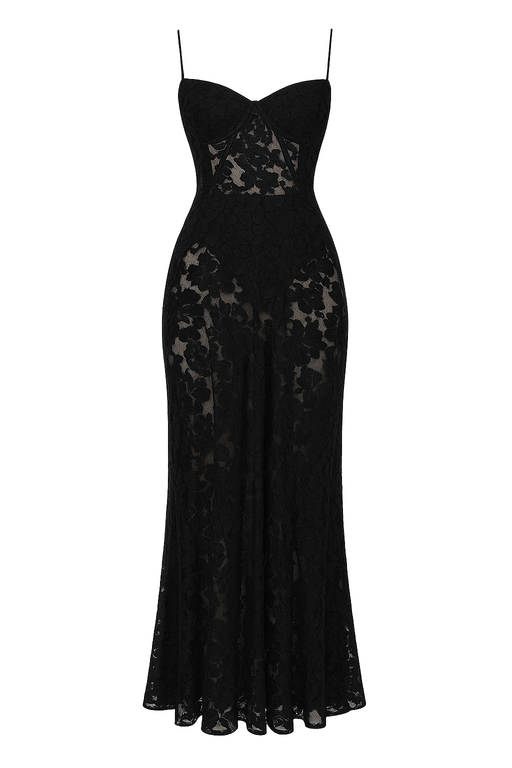 Lara – Elegant Corset Lacing and Floral Dress for Women - Image 12