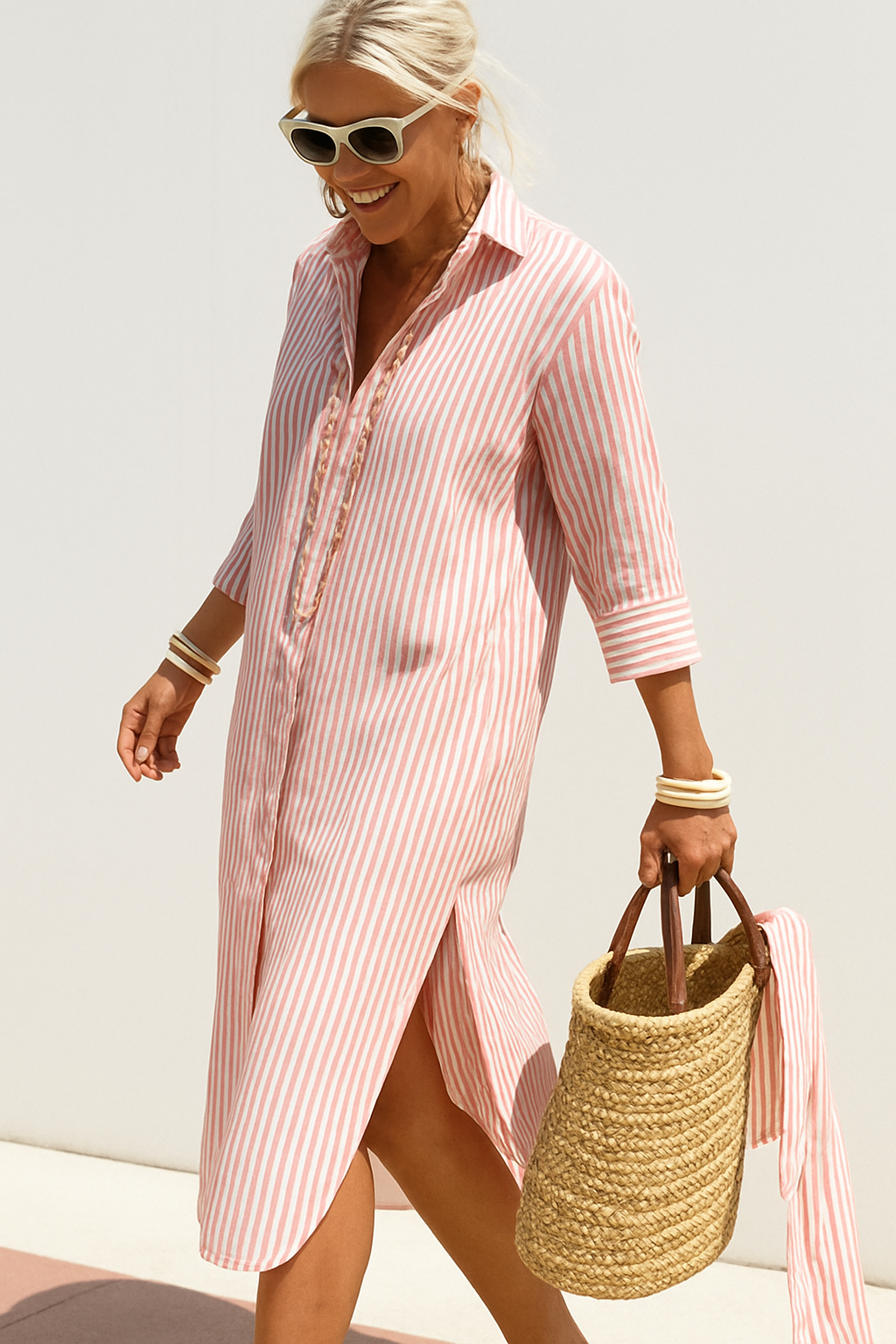 Lara – Classic Striped Shirt for Women - Image 3