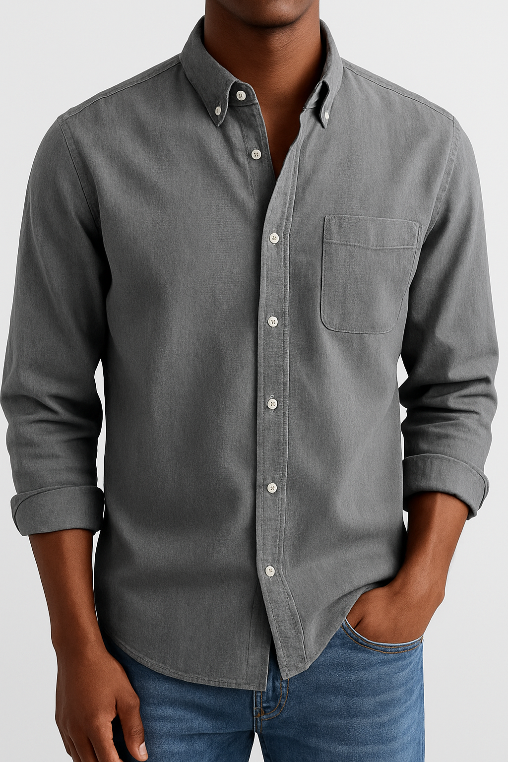 Viktor – Classic Button-Up Shirt for Men - Image 4