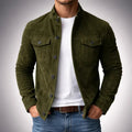 Men’s utility jacket, relaxed fit with button fastening - J&B; - 3 - London-stylehouse.com