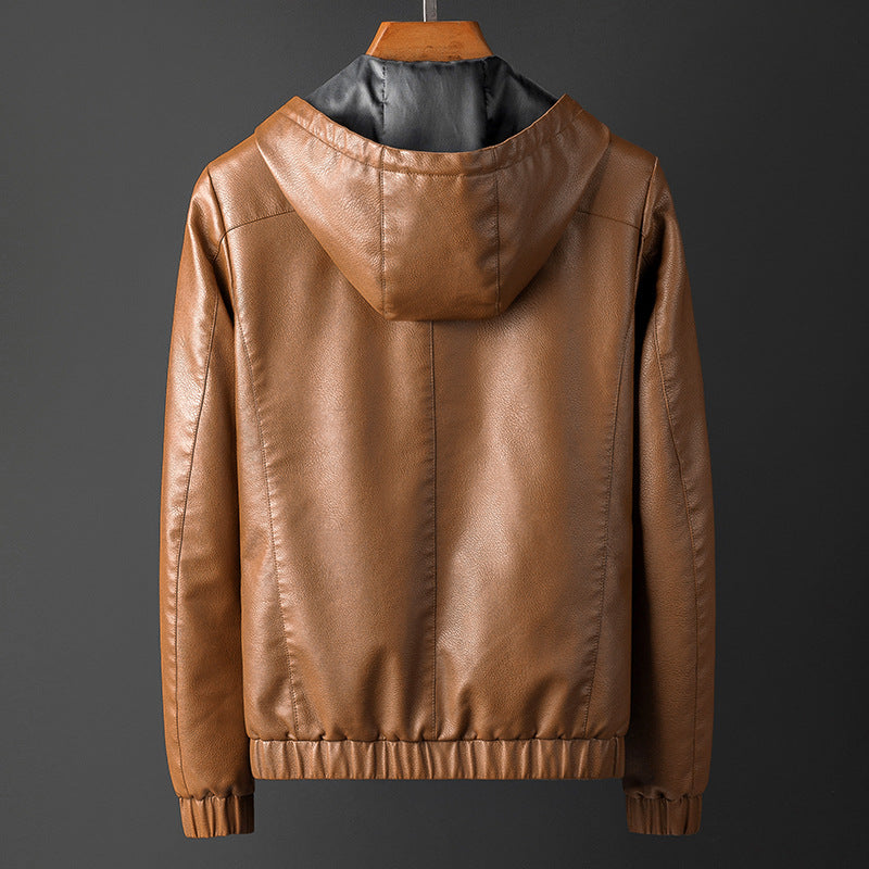 Men's hooded bomber jacket - Casual look with zip - J&B; - 3 - London-stylehouse.com