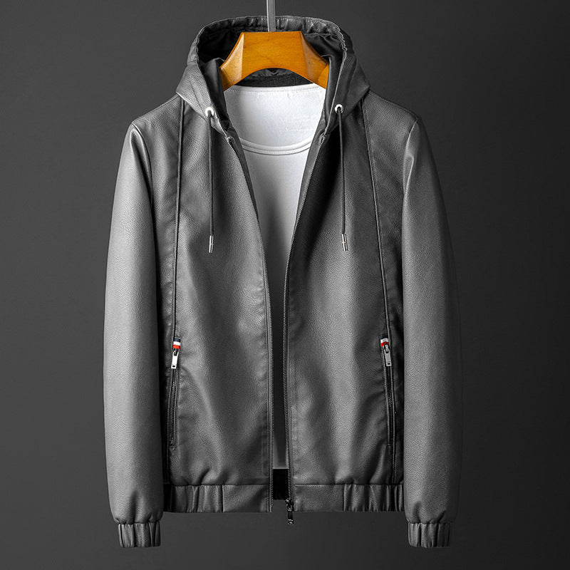 Men's hooded bomber jacket - Casual look with zip - J&B; - 7 - London-stylehouse.com