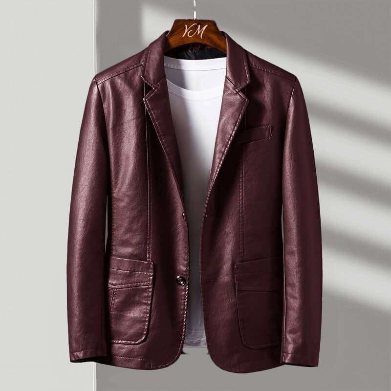 Men’s blazer with a fitted cut and drooping lapels - J&B; - 1 - London-stylehouse.com