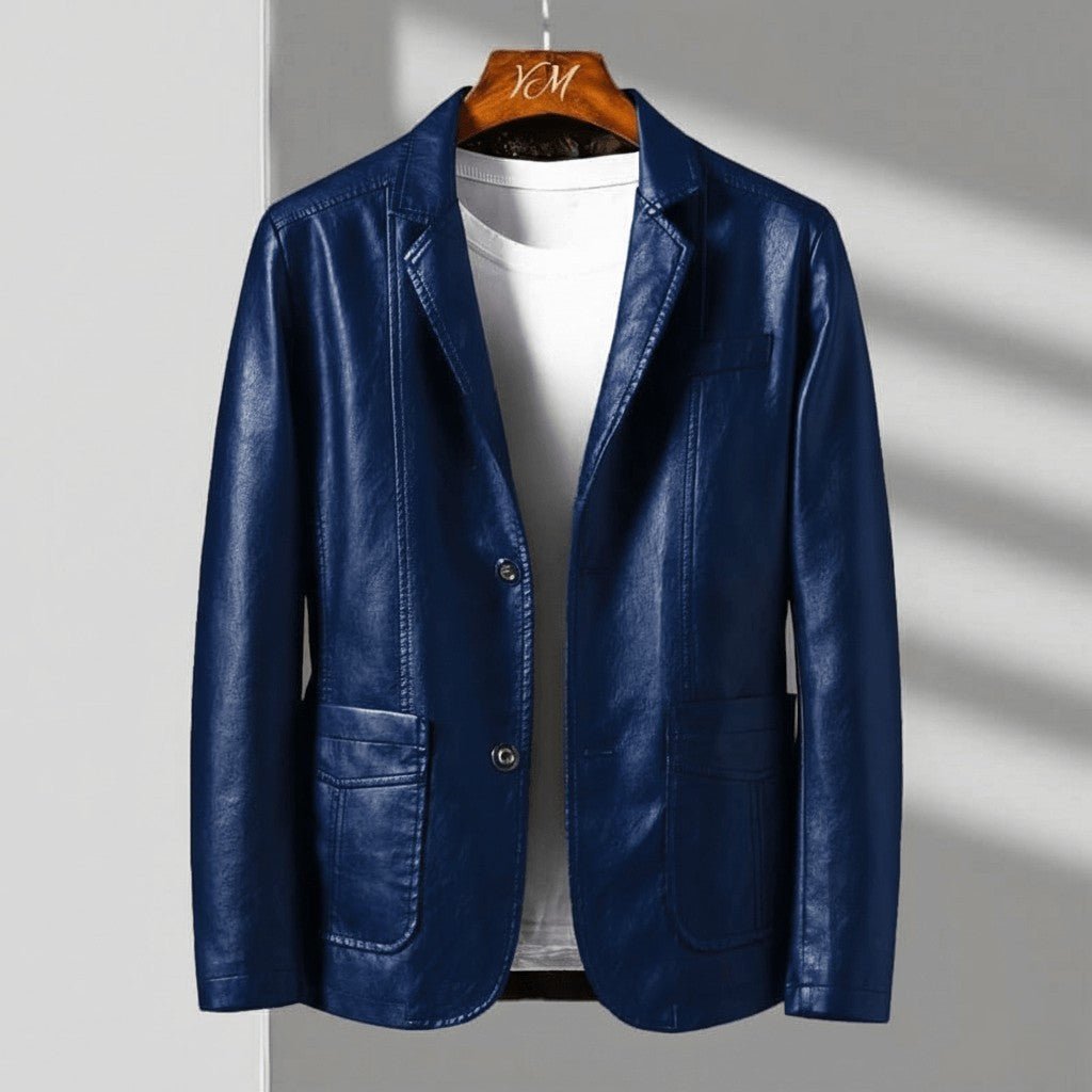 Men’s blazer with a fitted cut and drooping lapels - J&B; - 2 - London-stylehouse.com