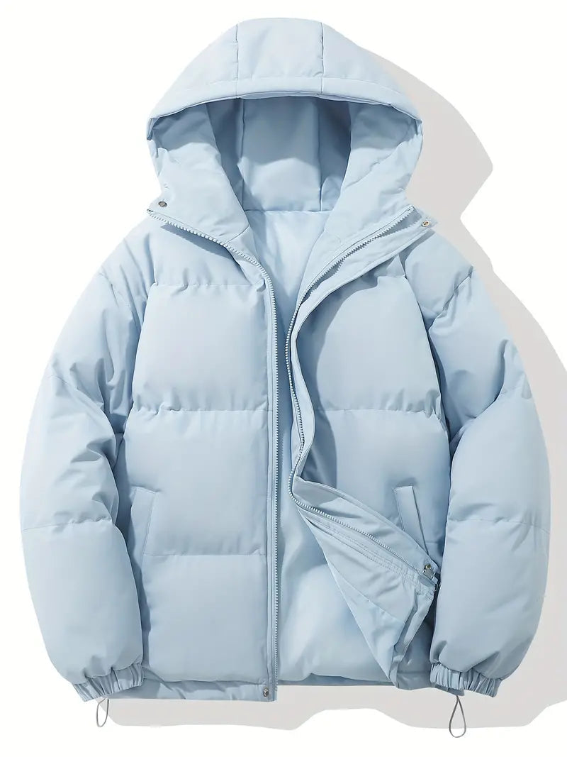 Women’s quilted jacket with hood and zip - J&B; - 1 - London-stylehouse.com