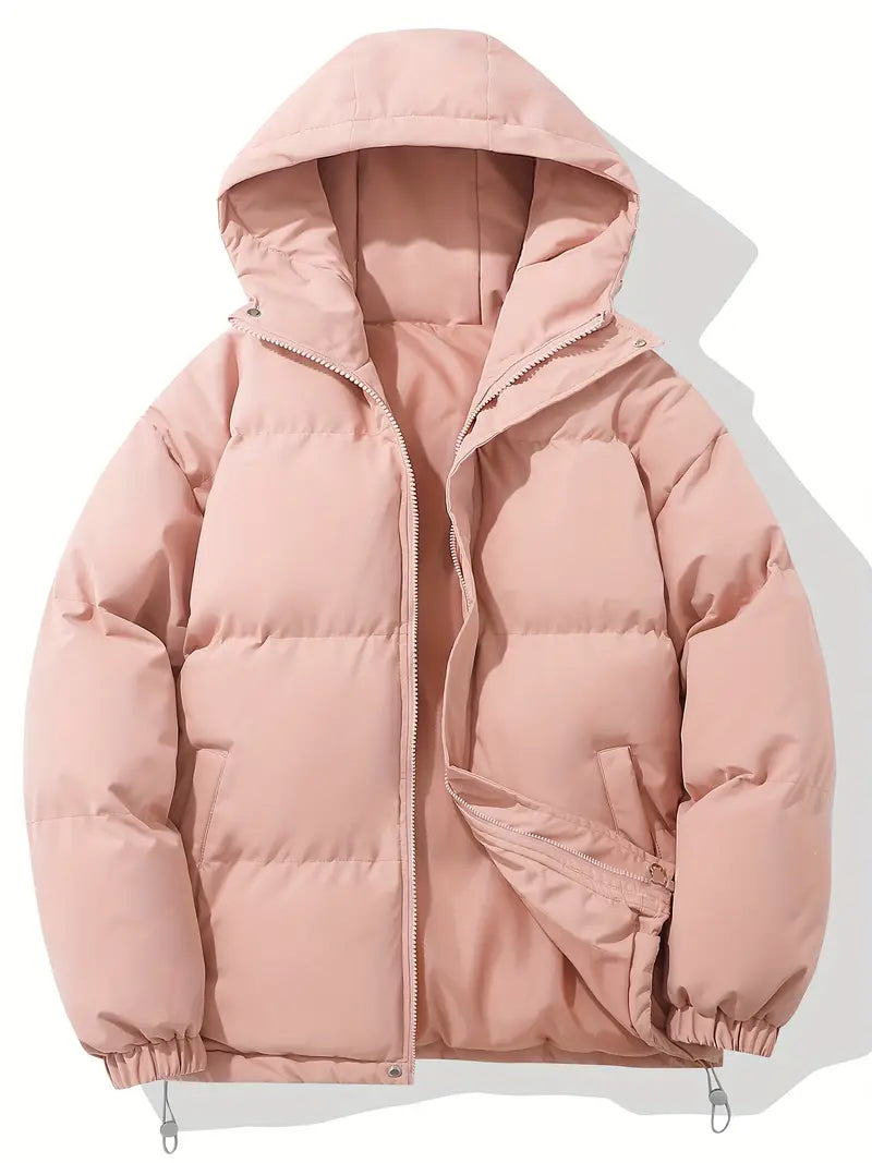 Women’s quilted jacket with hood and zip - J&B; - 6 - London-stylehouse.com