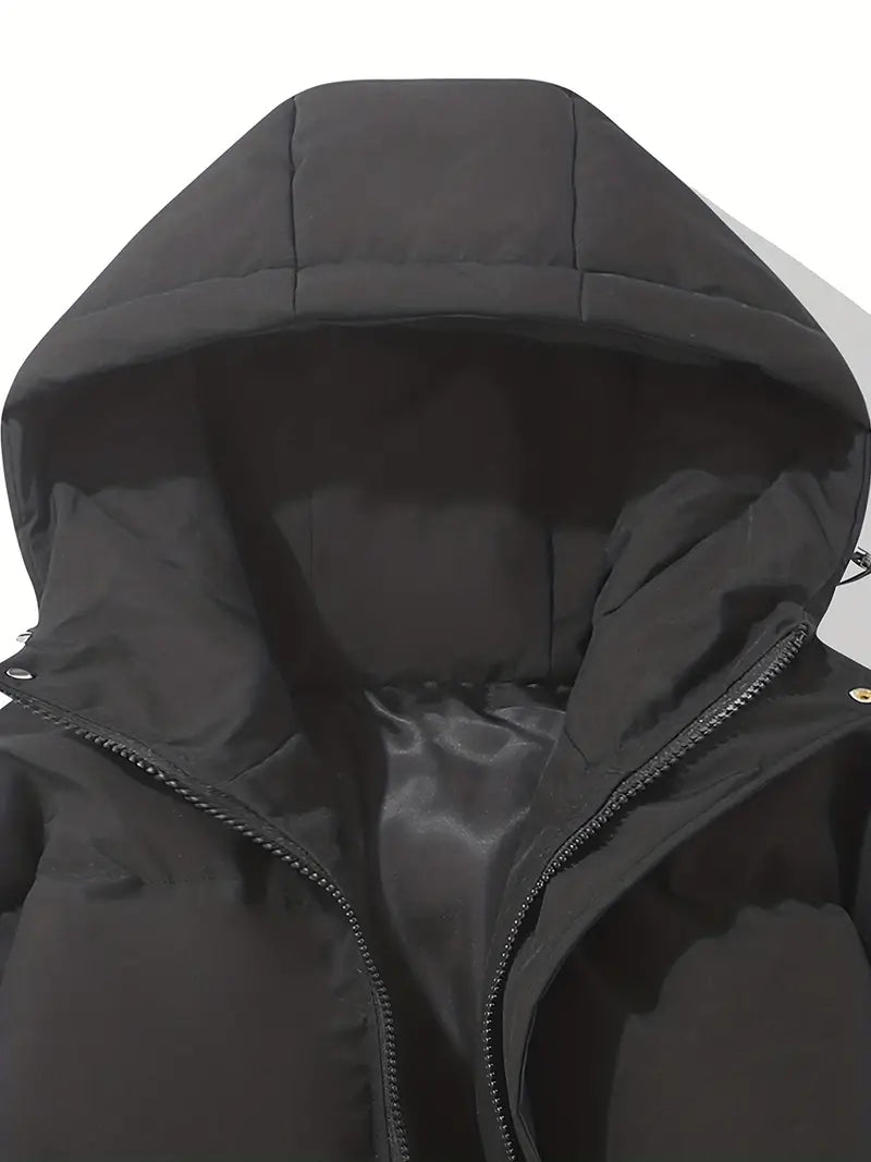 Women’s quilted jacket with hood and zip - J&B; - 10 - London-stylehouse.com