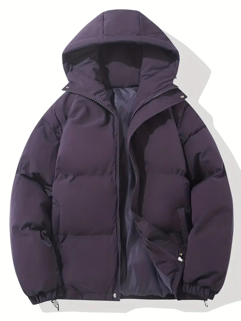 Women’s quilted jacket with hood and zip - J&B; - 18 - London-stylehouse.com