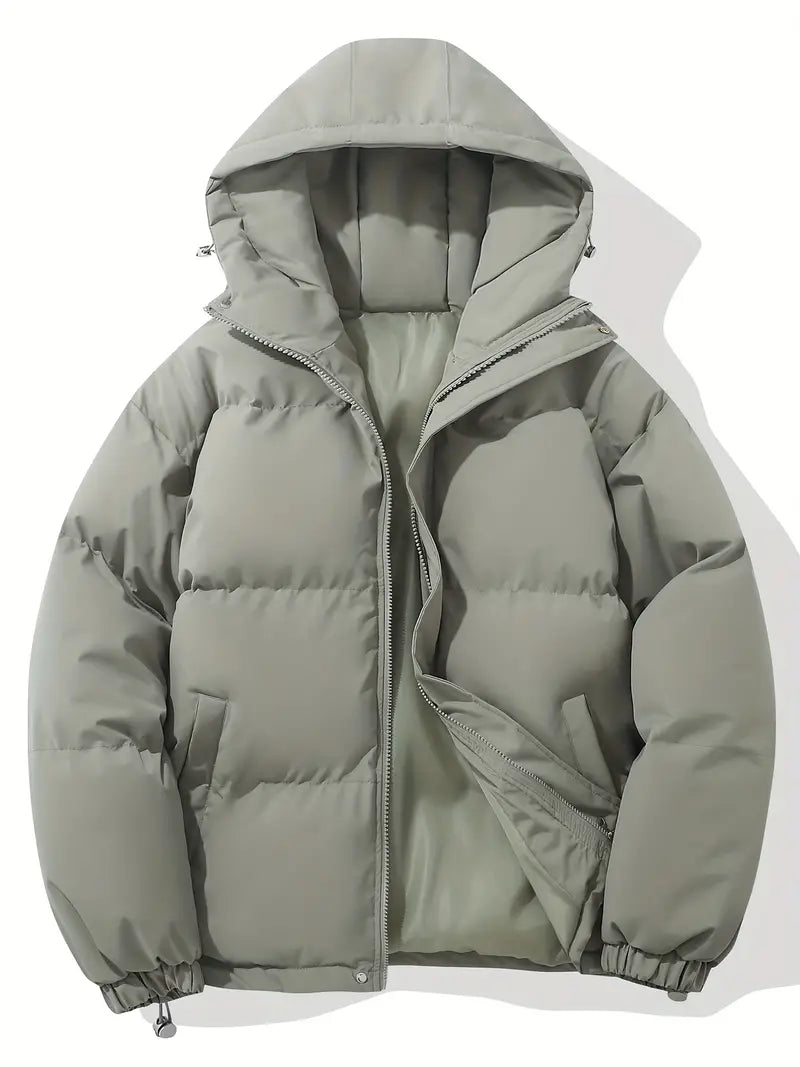 Women’s quilted jacket with hood and zip - J&B; - 21 - London-stylehouse.com