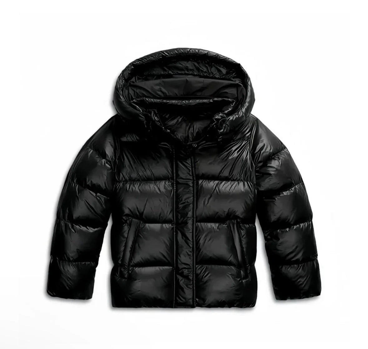 Women’s hooded down jacket with zip - J&B; - 7 - London-stylehouse.com