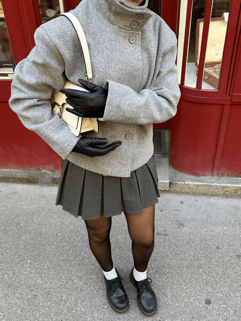 Women’s jacket with a high collar and a loose fit - J&B; - 3 - London-stylehouse.com