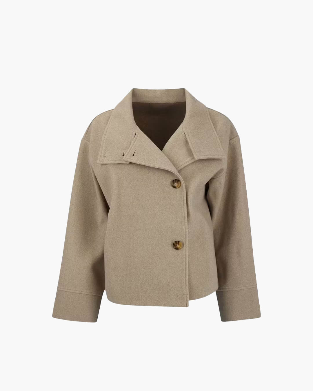 Women’s jacket with a high collar and a loose fit - J&B; - 11 - London-stylehouse.com