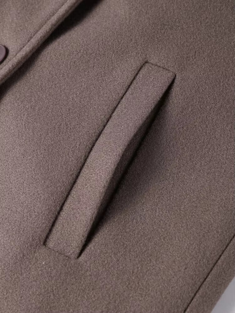 Long women’s jacket with a loose fit and wide lapels - J&B; - 12 - London-stylehouse.com