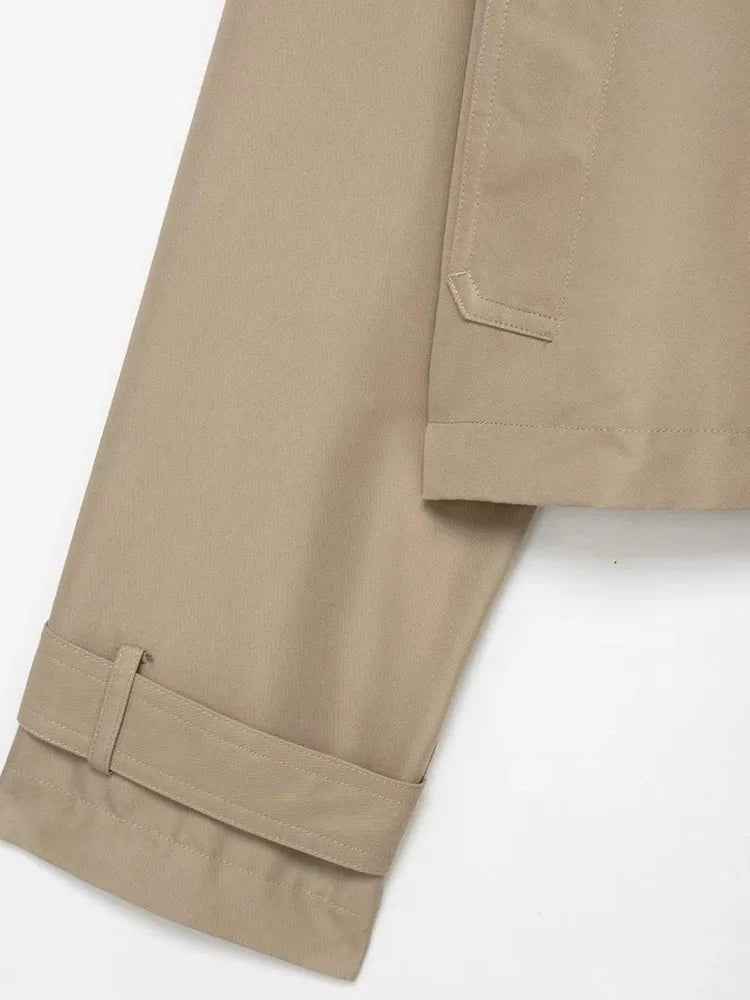 Short women’s jacket with a double-breasted design and belt - J&B; - 12 - London-stylehouse.com