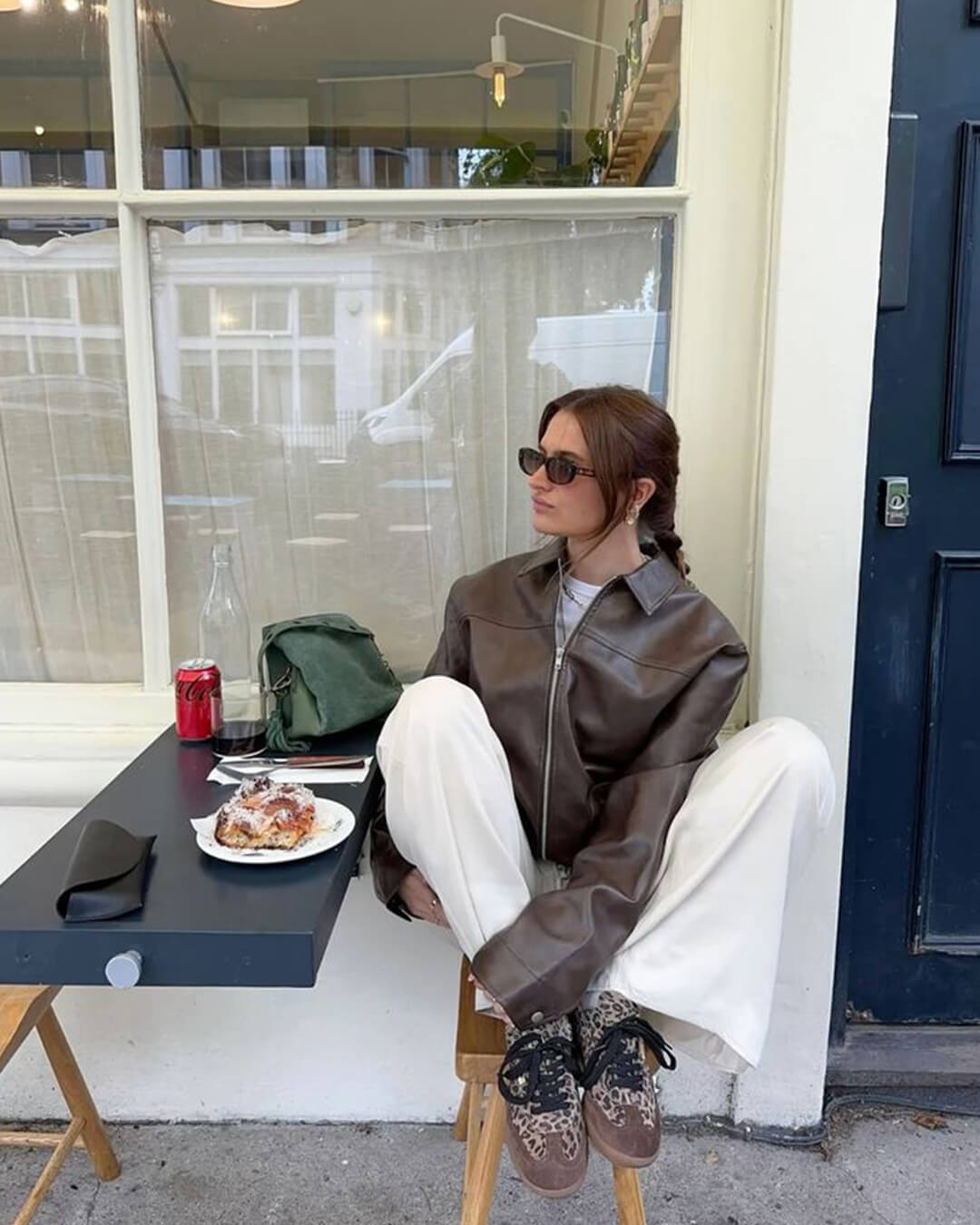Women’s bomber jacket with belt and oversized fit - J&B; - 8 - London-stylehouse.com