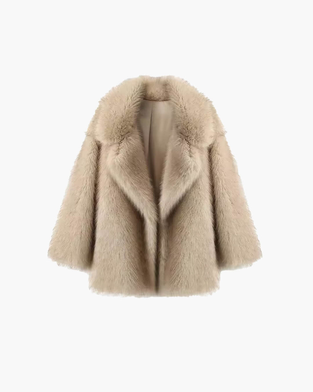 Oversized faux fur jacket for women with a cosy texture - J&B; - 6 - London-stylehouse.com