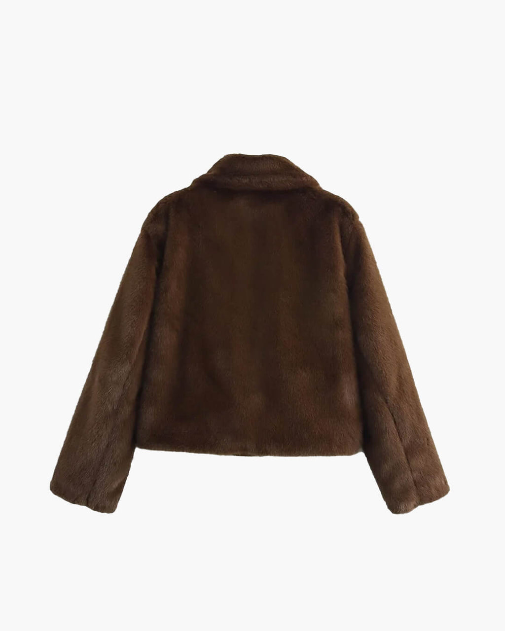 Women’s faux fur jacket, cropped, soft and elegant - J&B; - 10 - London-stylehouse.com