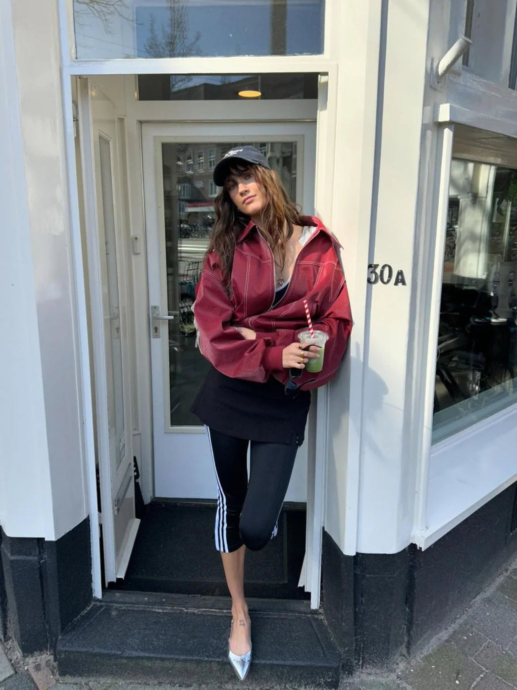 Women’s bomber jacket, oversized fit with zip - J&B; - 6 - London-stylehouse.com