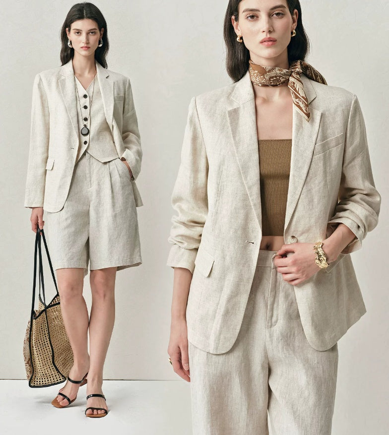 Women’s blazer in a relaxed fit with notched lapels - J&B; - 4 - London-stylehouse.com