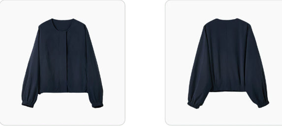 Women’s bomber jacket, relaxed fit, with zip - J&B; - 2 - London-stylehouse.com