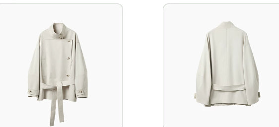 Women’s jacket with a double-breasted fastening and a relaxed fit - J&B; - 2 - London-stylehouse.com