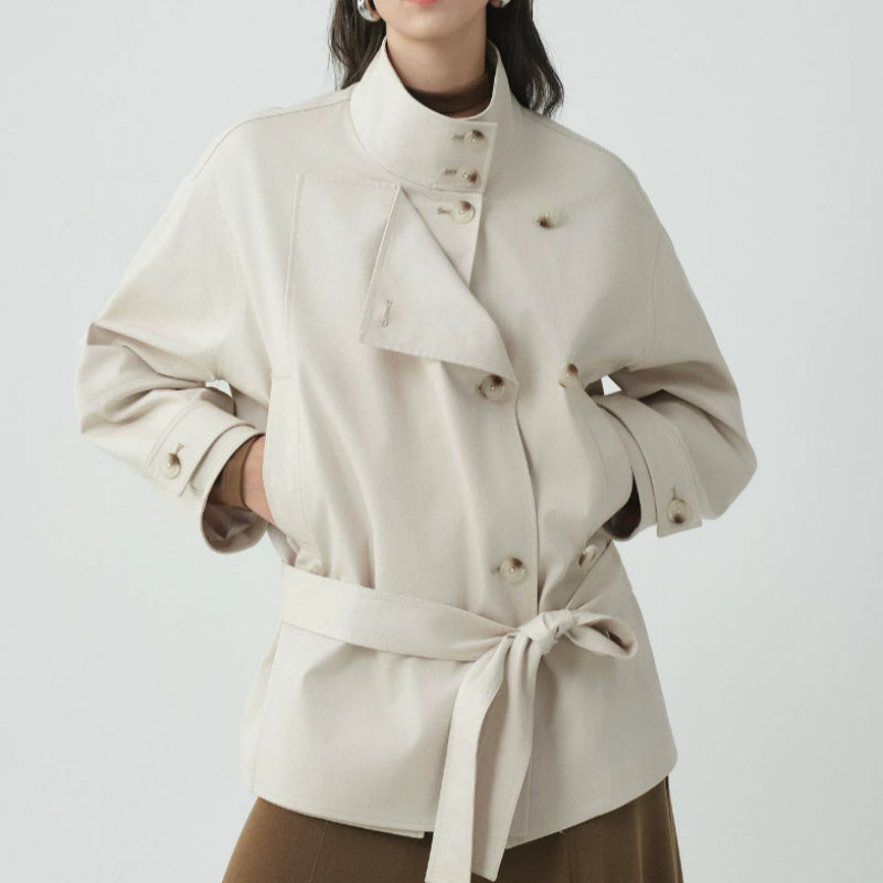Women’s jacket with a double-breasted fastening and a relaxed fit - J&B; - 4 - London-stylehouse.com