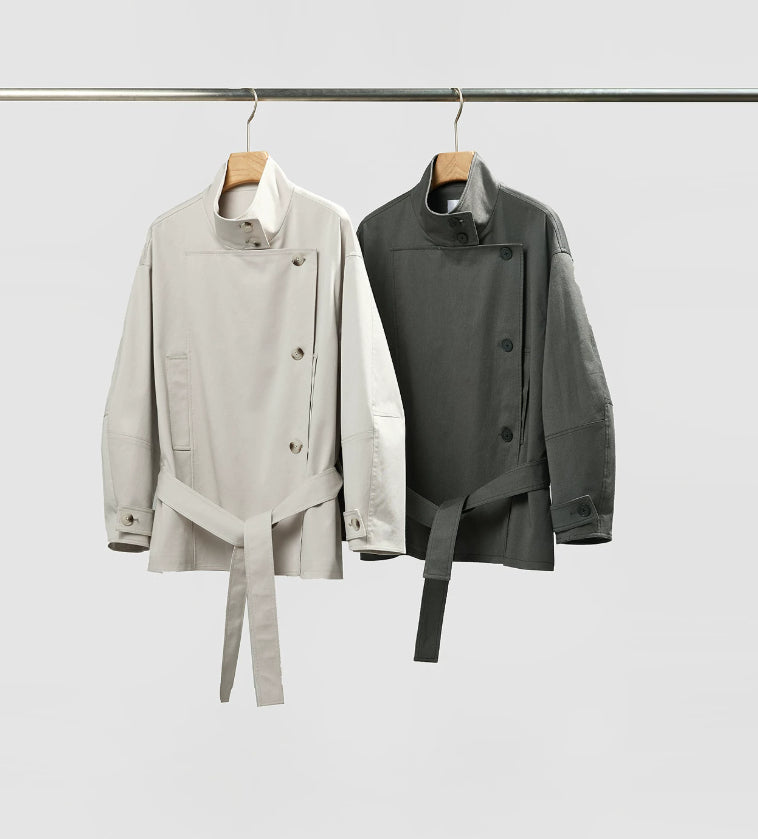 Women’s jacket with a double-breasted fastening and a relaxed fit - J&B; - 8 - London-stylehouse.com