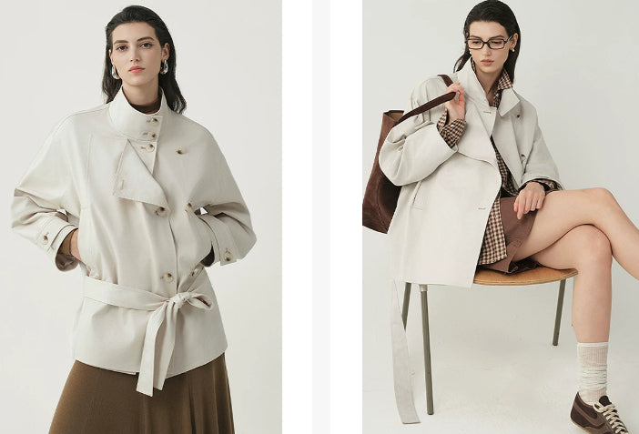 Women’s jacket with a double-breasted fastening and a relaxed fit - J&B; - 10 - London-stylehouse.com