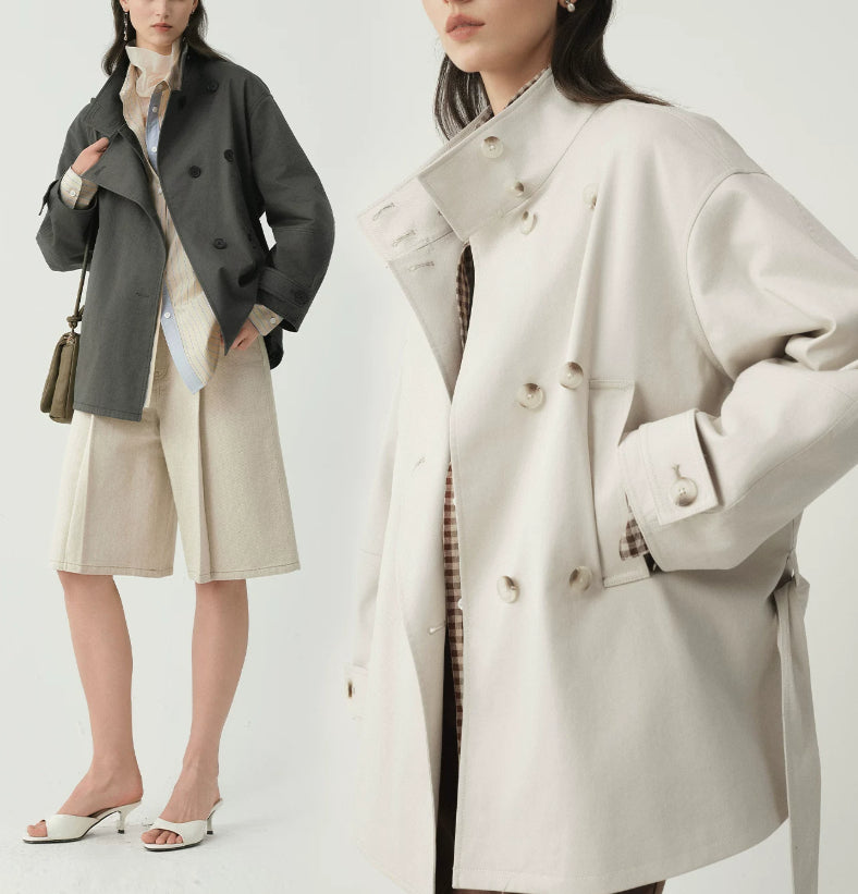 Women’s jacket with a double-breasted fastening and a relaxed fit - J&B; - 11 - London-stylehouse.com