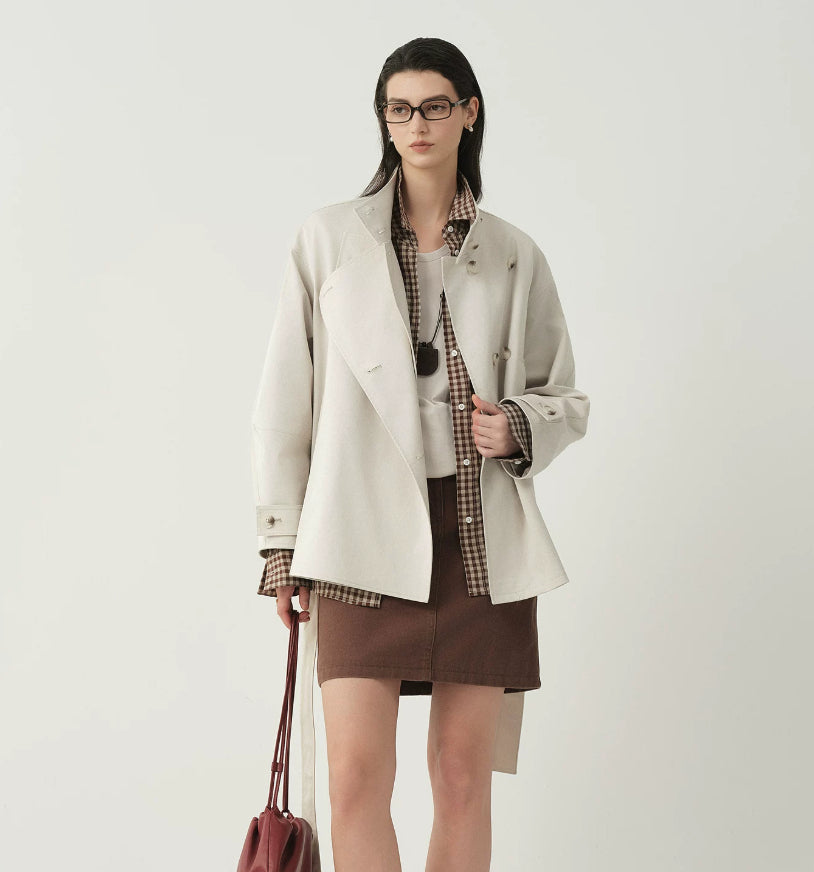 Women’s jacket with a double-breasted fastening and a relaxed fit - J&B; - 12 - London-stylehouse.com