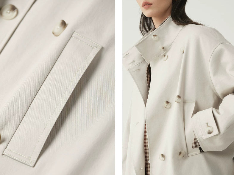 Women’s jacket with a double-breasted fastening and a relaxed fit - J&B; - 13 - London-stylehouse.com