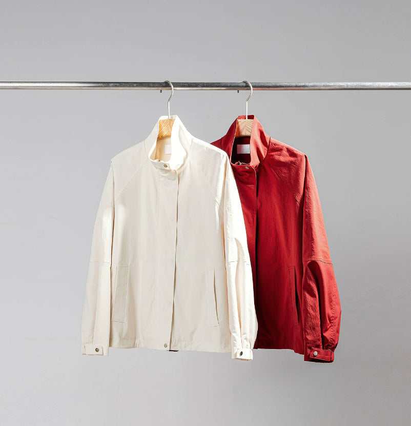Women’s bomber jacket, relaxed fit, with a practical zip - J&B; - 2 - London-stylehouse.com