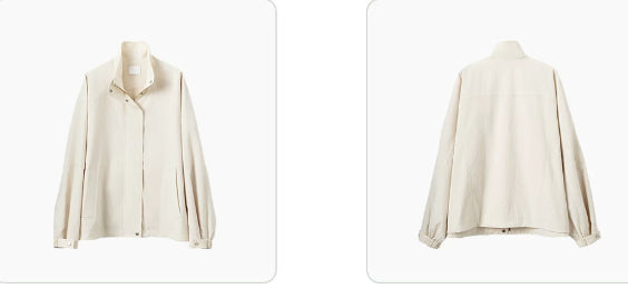Women’s bomber jacket, relaxed fit, with a practical zip - J&B; - 5 - London-stylehouse.com