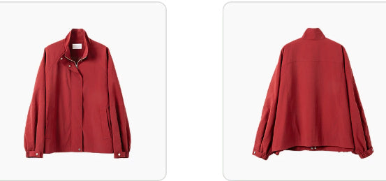 Women’s bomber jacket, relaxed fit, with a practical zip - J&B; - 6 - London-stylehouse.com