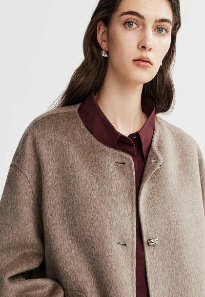 Women’s loose-fit jacket with button fastening - J&B; - 1 - London-stylehouse.com