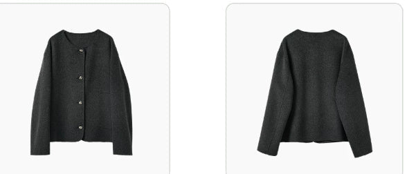 Women’s loose-fit jacket with button fastening - J&B; - 2 - London-stylehouse.com