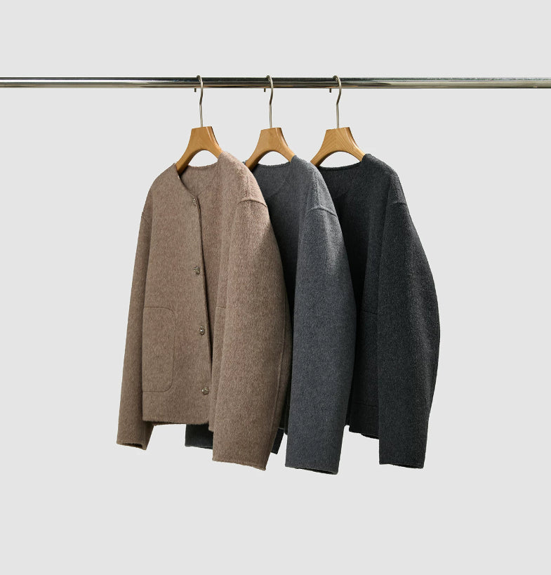 Women’s loose-fit jacket with button fastening - J&B; - 5 - London-stylehouse.com