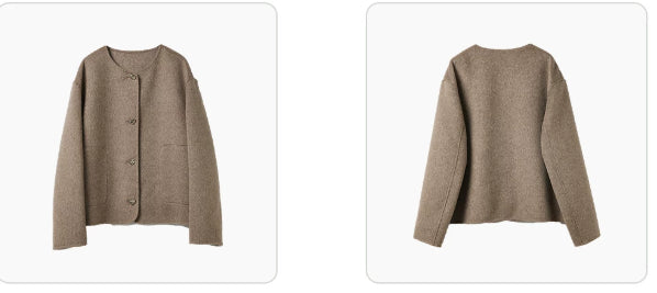 Women’s loose-fit jacket with button fastening - J&B; - 7 - London-stylehouse.com