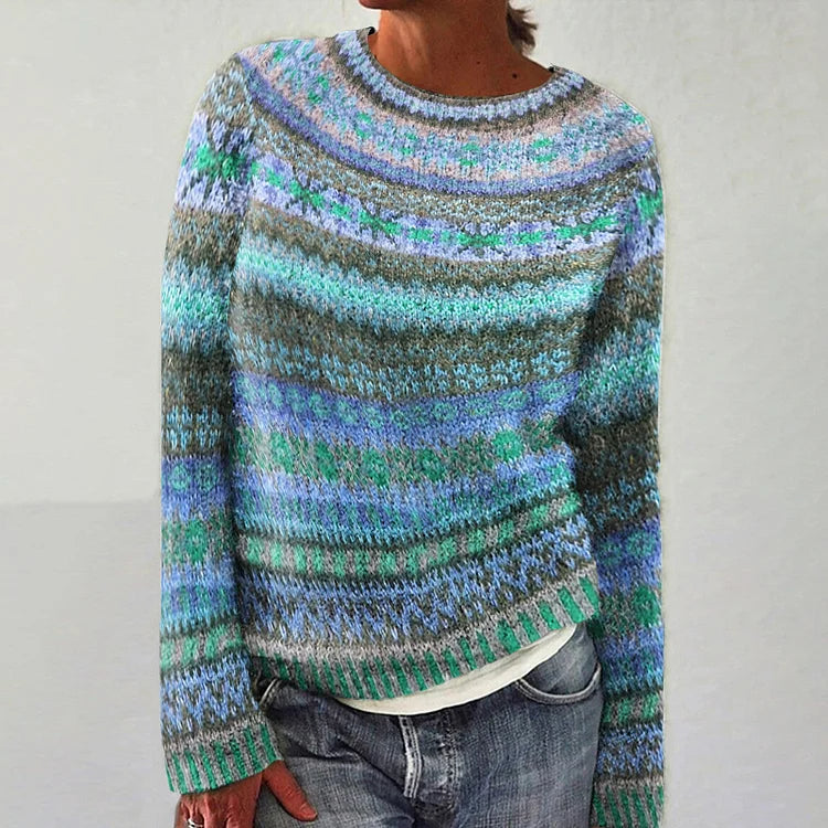 Unique Handcrafted Icelandic Jumper for Women with Stylish Patterns and Comfort - 4 - London-stylehouse.com