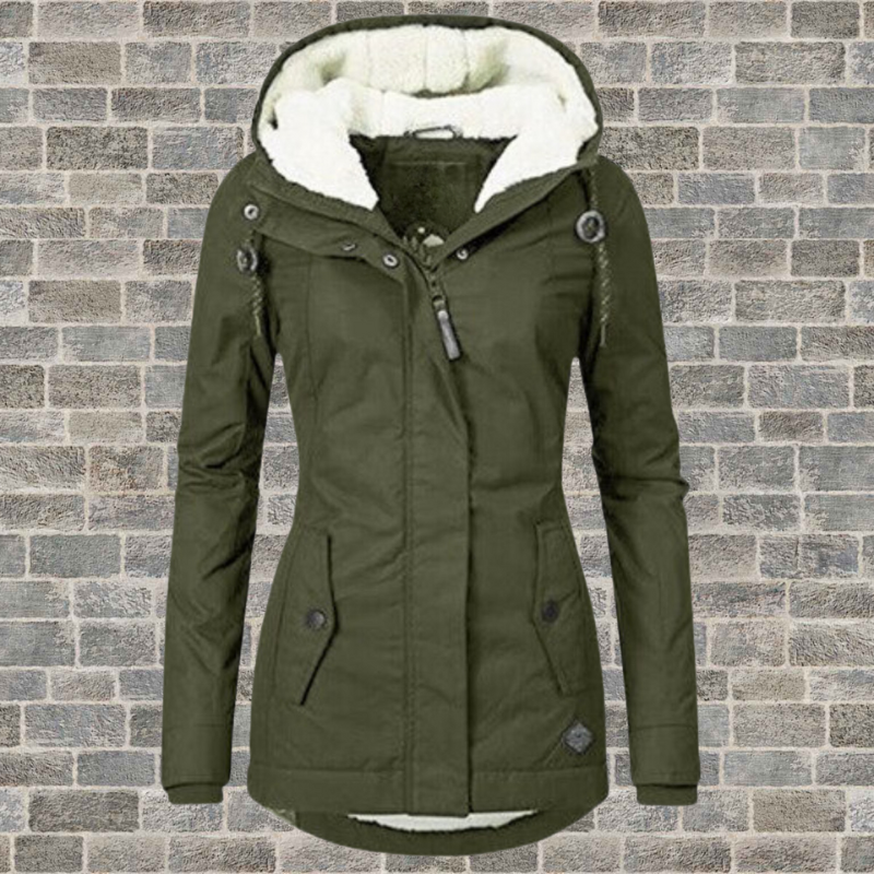 J&B Women’s Hooded Winter Jacket with Plush Lining - 4 - London-stylehouse.com