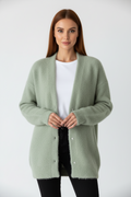 Chic Button-Down Women's Cardigan with Relaxed Fit - J&B - 1 - London-stylehouse.com