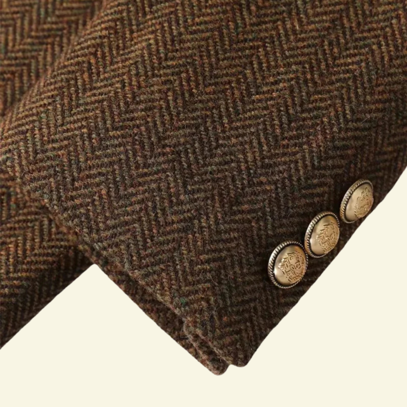 Chic Women's Tweed Blazer with Waist Belt - J&B - 5 - London-stylehouse.com