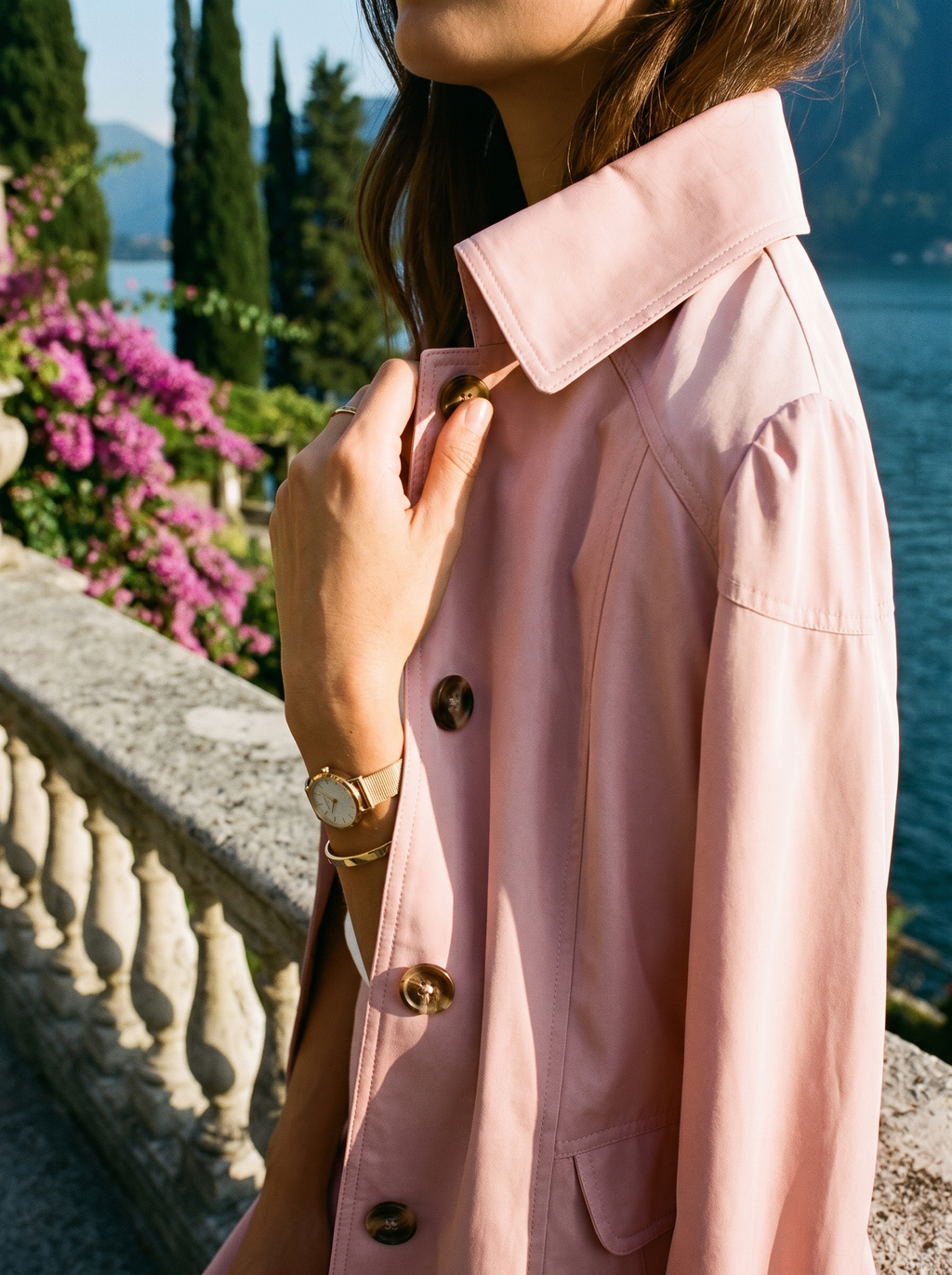 J&B Women's Belted Tailored Trench Coat - Elegant Fitted Design - 4 - London-stylehouse.com