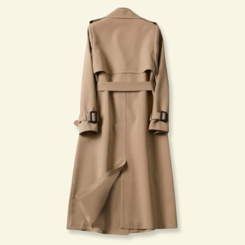 Elegant Double-Breasted Women's Trench Coat - J&B - 4 - London-stylehouse.com
