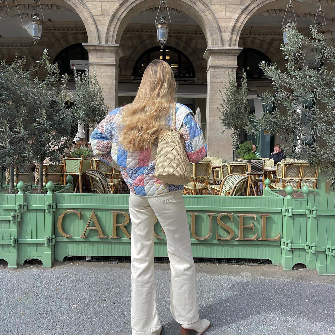 Floral-Print Women’s Jacket with Relaxed Fit - J&B - 7 - London-stylehouse.com